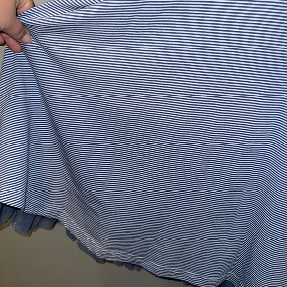 NWT Matilda Jane Between the Lines Dress Blue Stripe Size Medium - Picture 3 of 9